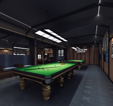 最新全套 580平台球俱乐部 施工图 效果图合集cad施工图