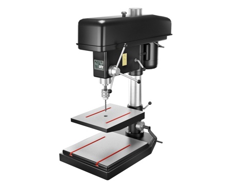 现代工业用台钻模型3d模型