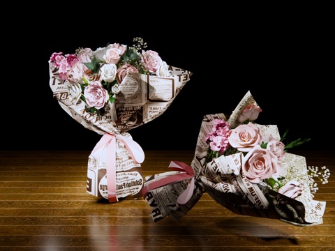 现代 花束 玫瑰花束 节日花束 花艺组合 鲜花摆件su模型