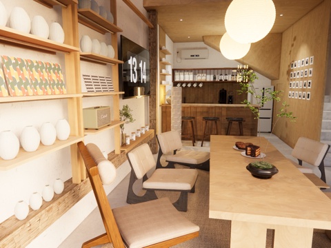 茶桌椅 茶具 茶桌 茶台 茶桌组合su模型