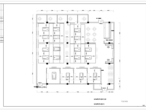 最新全套 600平 台球俱乐部 施工图合集cad施工图