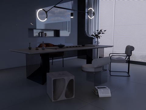 茶桌 茶台 家装 茶桌椅 茶几 茶具su模型