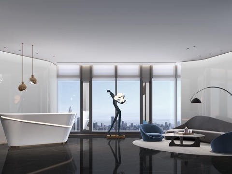 最新完整版办公室施工图效果图合集cad施工图