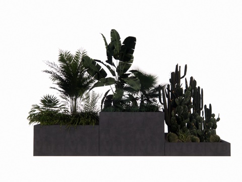 植物 乔木 花镜 室外造景 造景 灌木su模型