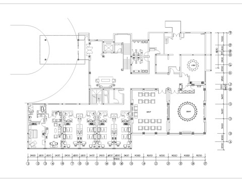 最新全套 宾馆酒店 施工图合集cad施工图