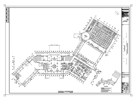  最新完整版大酒店施工图合集cad施工图 