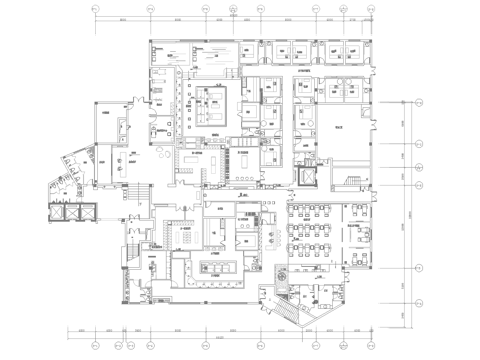 最新完整版spa足浴店施工图合集cad施工图