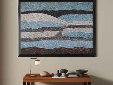 法式，复古，中古，现代，轻奢，简约，抽象，装饰画免费3d模型