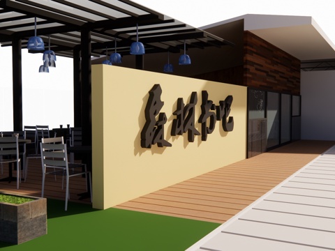 走廊 办事大厅 停车场 政府机构 休息站su模型