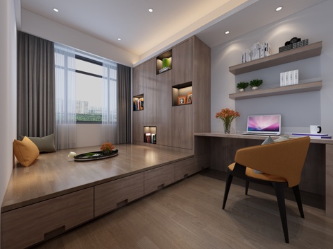  现代榻榻米模型3d模型 