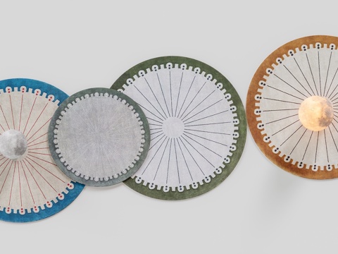 现代中古风地毯su模型