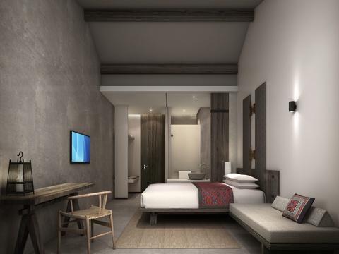  最新完整版中式大酒店施工图合集cad施工图 