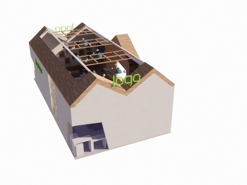 公共空间 走廊 政府机构 停车场 办事处su模型