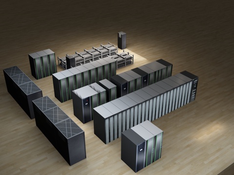  其它机房备车间走道机房空间设备机房走廊机房过道现代机房3d模型 