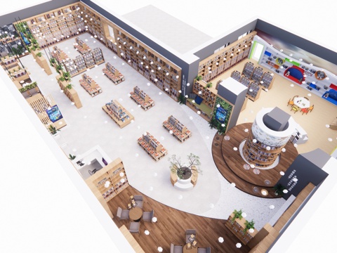 公共空间 走廊 政府机构 停车场 办事处su模型