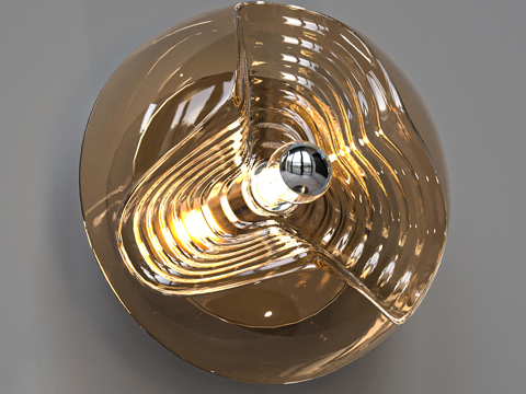  现代简约轻奢壁灯 壁灯 简约壁灯 装饰壁灯 玻璃壁灯 灯3d模型 