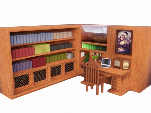 公共空间 走廊 政府机构 停车场 办事处su模型