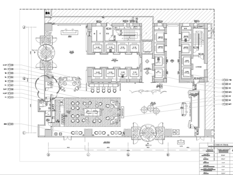  最新完整版大酒店施工图合集cad施工图 