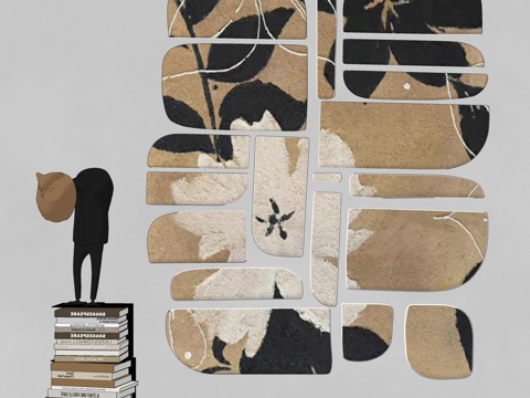 现代挂画 装饰画 装饰品su模型