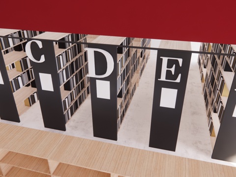 走廊 办事大厅 停车场 政府机构 休息站su模型