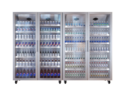 饮料柜 冷饮柜 啤酒饮料矿泉水 冷藏柜 保鲜柜 冰柜 冷柜su模型