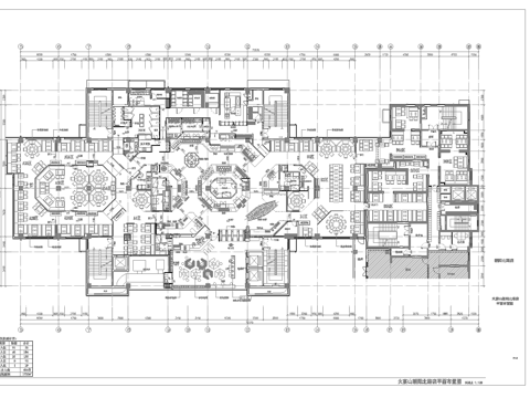 最新全套 自助餐厅 施工图合集cad施工图