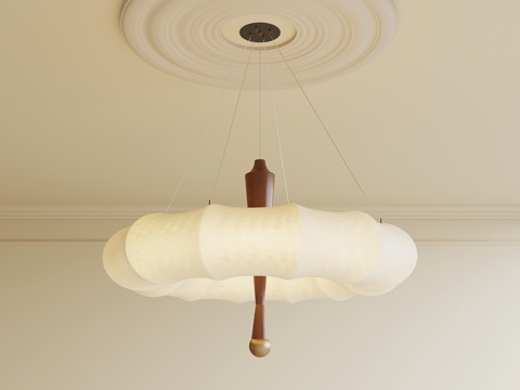 法式复古吊灯 中古吊灯su模型