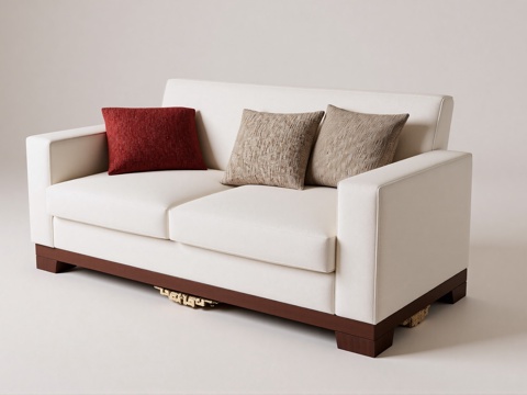 现代休闲沙发su模型