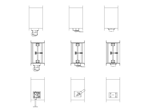  音量阻尼器 音量调节阻尼器 声音阻尼装置 音控阻尼器 阻尼音cad施工图 