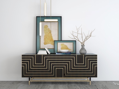  现代装饰柜 现代装饰柜模型 现代玄关柜 现代玄关柜3d模型 