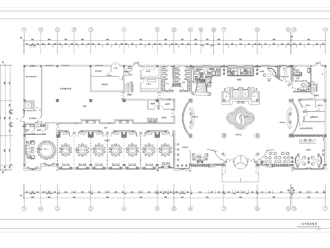 最新全套 大酒店餐厅 施工图合集cad施工图
