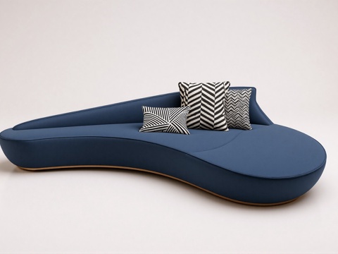 现代异形沙发su模型