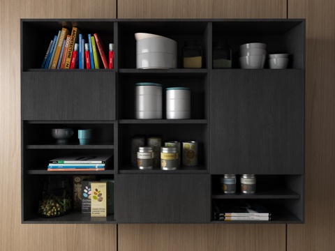  现代吊柜 吊架 装饰架3d模型 