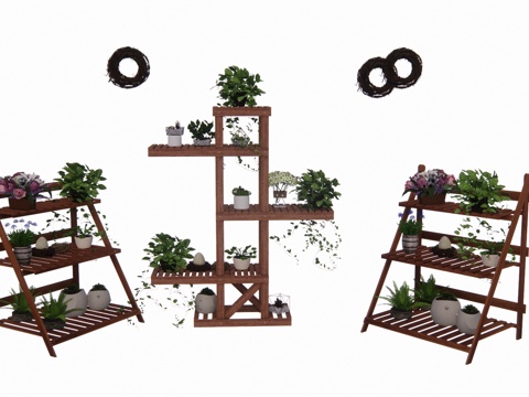 造景 植物 室外造景 灌木 室内造景 花镜 景观 组团 乔木su模型