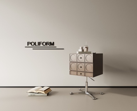 边几矮柜su模型