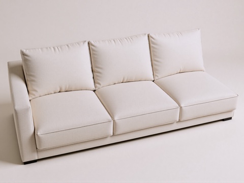 现代沙发组合su模型