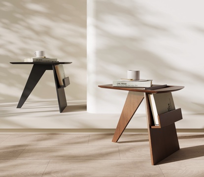 法式中古边几 现代边几su模型