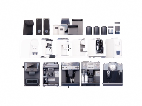 家具 电器 灯 燃气灶 冰箱 油烟机 微波炉 电视 电脑su模型