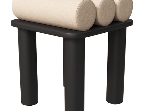  现代沙发凳 凳子3d模型 