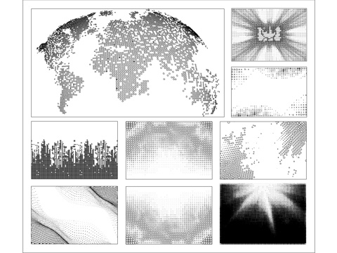 铝板冲孔板CAD图库cad施工图