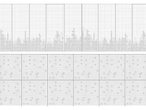 现代铝板冲孔板CAD图库cad施工图