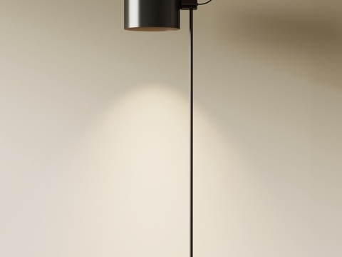 现代意式落地灯su模型