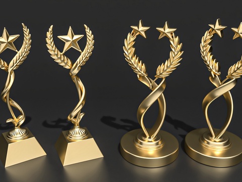  奖杯奖牌饰品摆件潮玩手办3d模型 