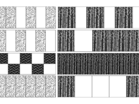 金属冲孔板CAD图库cad施工图