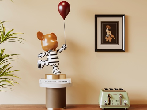 现代卡通雕塑 动物雕塑su模型