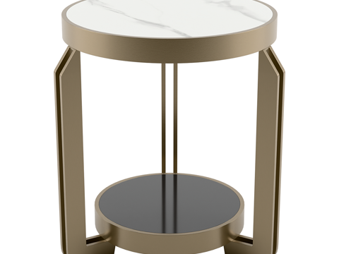  现代简约轻奢茶几 茶几 简约茶几 圆形茶几 轻奢茶几3d模型 