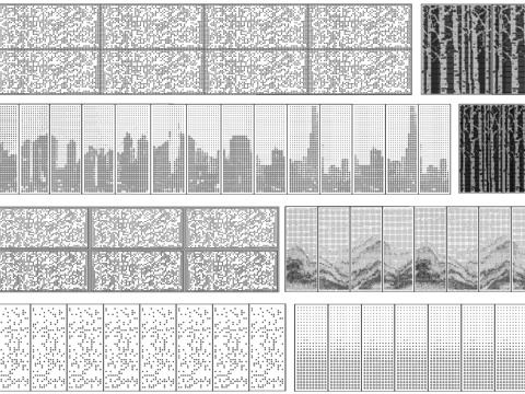 冲孔板设计CAD图库cad施工图