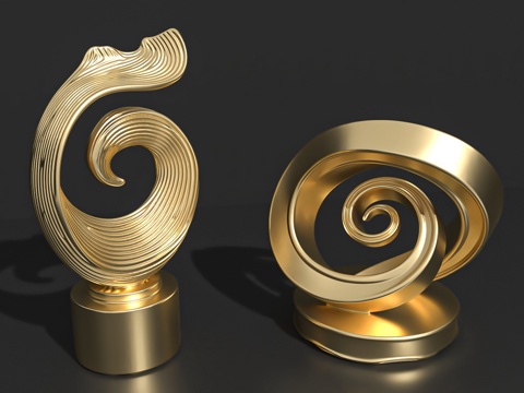  奖杯奖牌饰品摆件潮玩手办3d模型 