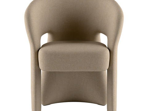  现代简约单人沙发 单人沙发 简约沙发 休闲沙发 客厅沙发3d模型 