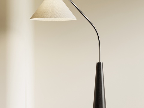 现代意式落地灯 鱼线灯su模型